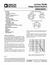 DataSheet AD8038 pdf